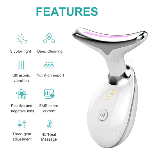 Neck Face Beauty EMS Facial Lifting Device - HAIIZ