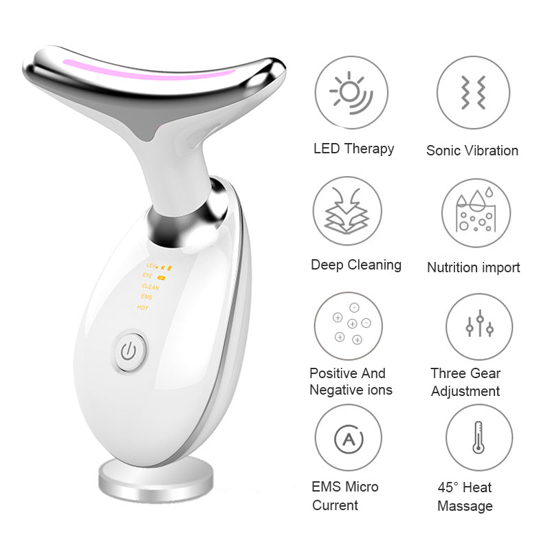 Neck Face Beauty EMS Facial Lifting Device - HAIIZ