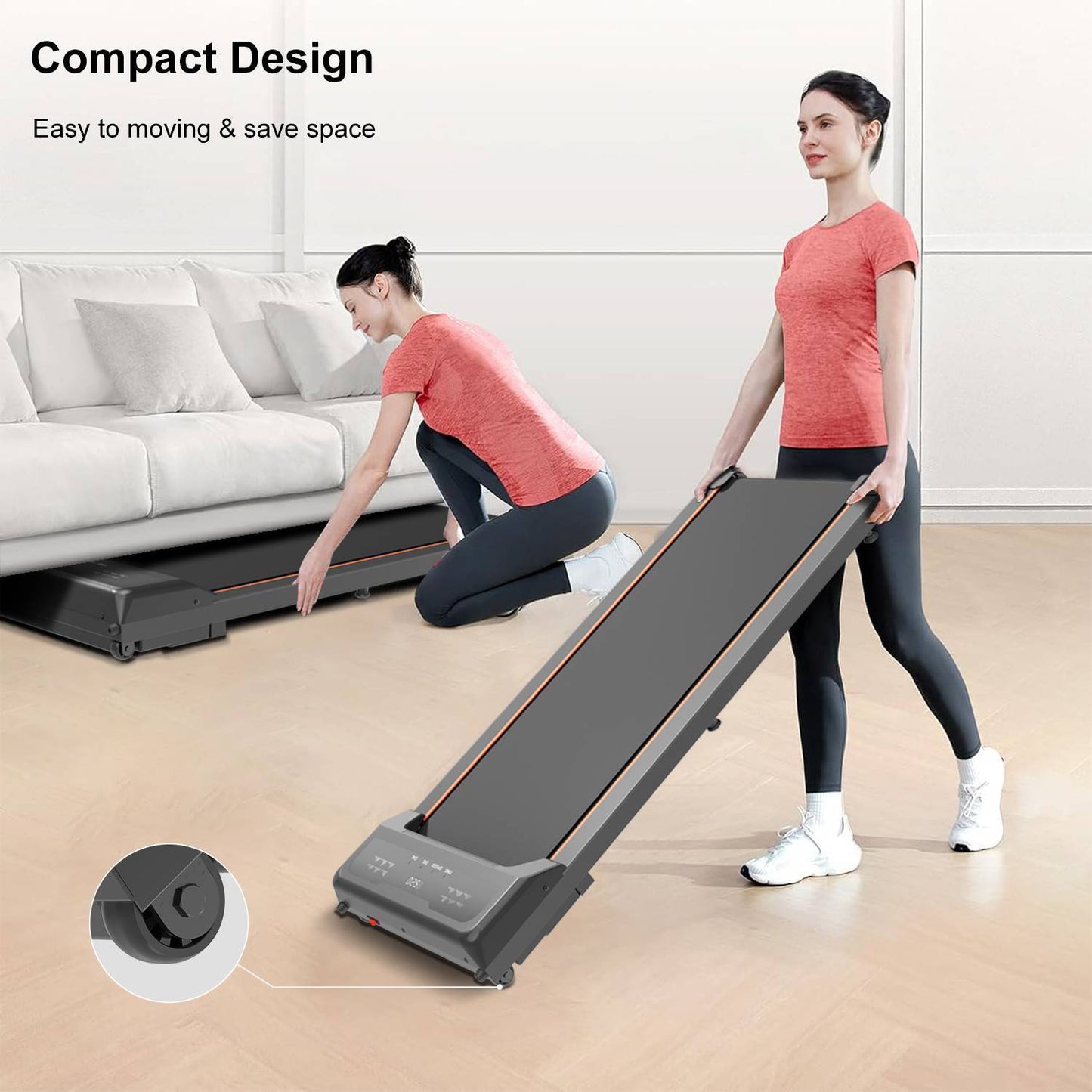 Portable Under Desk Treadmill Walking Pad - HAIIZ